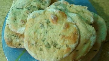 Рецепт Лепешки с травами