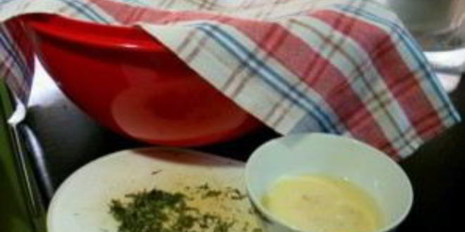 Рецепт лепешки с травами