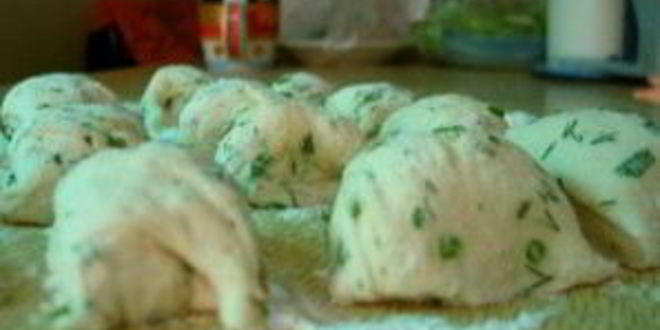 Рецепт лепешки с травами