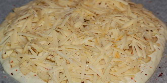 Рецепт лепешки с яблоком и сыром