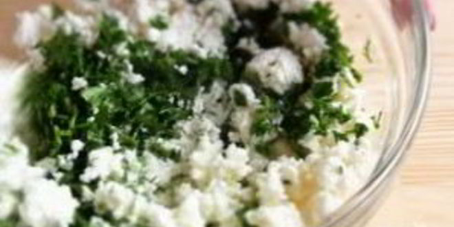 Рецепт лепешек к шашлыку с зеленью и творогом