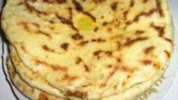 Рецепт Лепешек на кефире на сковороде Хычины с фаршем и зеленью