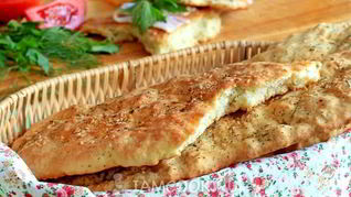 Рецепт Лепешек на кефире в духовке