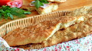 Рецепт Лепешек на кефире в духовке