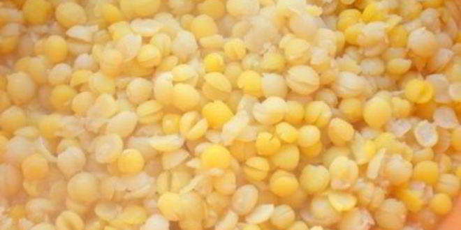 Рецепт лепешек с горохово-чесночной начинкой