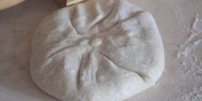 Рецепт лепешек с горохово-чесночной начинкой