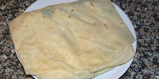 Рецепт лепешек с начинкой к завтраку