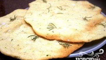 Рецепт Лепешек с розмарином