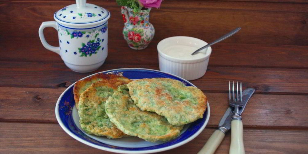 Как приготовить лепешки с зеленью на сковороде