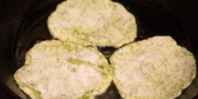 Рецепт лепешек с зеленью на сковороде