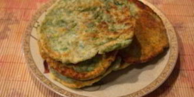 Рецепт лепешек с зеленью на сковороде