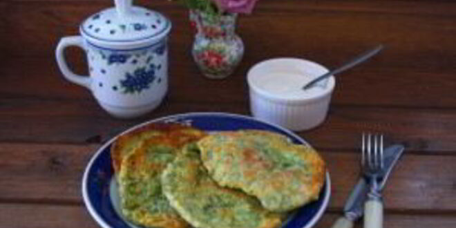 Рецепт лепешек с зеленью на сковороде