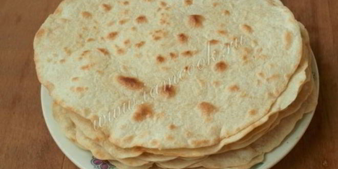 Рецепт мексиканской лепешки тортилья