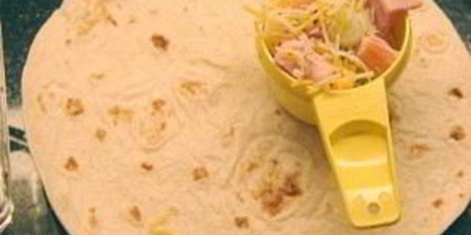 Рецепт питы с ветчиной