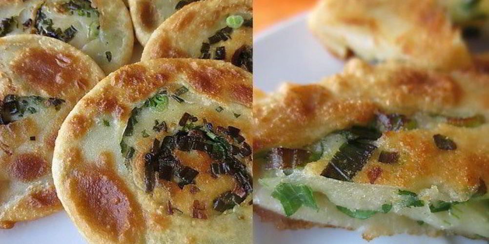 Как приготовить слоеные лепешки с зеленым луком