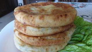 Рецепт Сырных лепешек