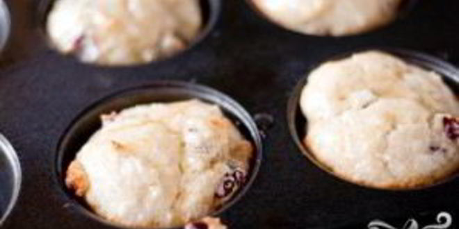 Рецепт апельсиновых маффинов с клюквой