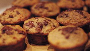 Рецепт Бананова-ореховых маффины