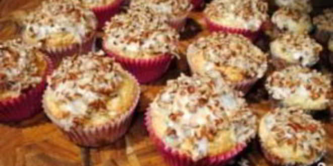 Рецепт банановых маффинов с орехами