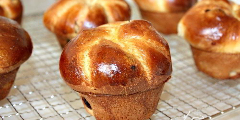 Как приготовить бриоши-маффины с изюмом