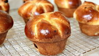 Рецепт Бриошей-маффинов с изюмом