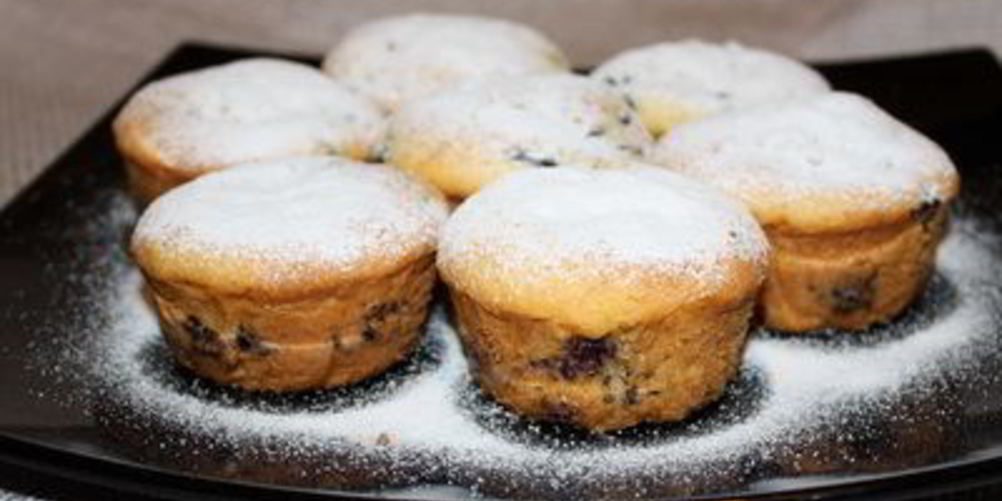 Как приготовить черничных маффинов