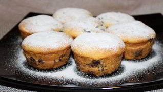 Рецепт Черничных маффинов