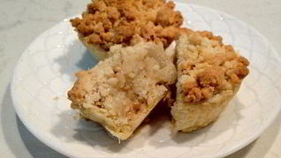 Рецепт Грушевых крамбл-маффины