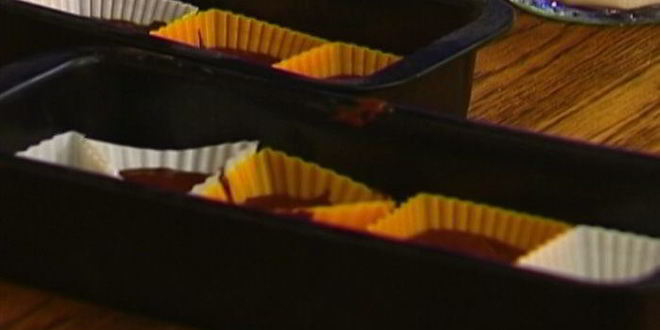 Рецепт кофейных маффинов с черным и белым шоколадом