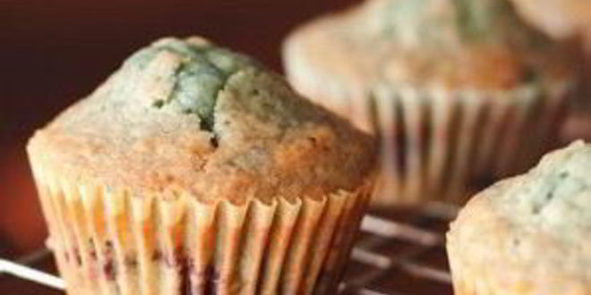 Рецепт лимонных маффинов с черникой