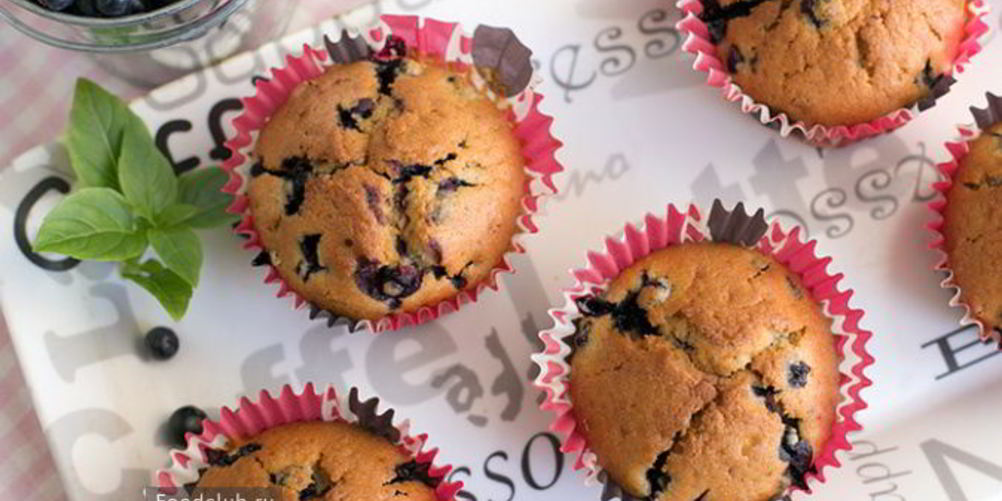 Как приготовить маффинов с черникой