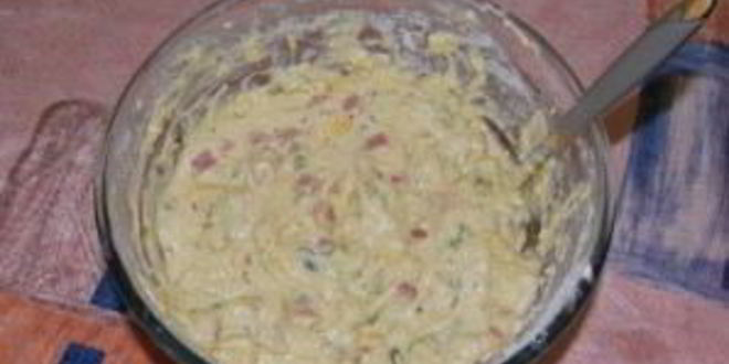 Рецепт маффинов с колбасой и сыром