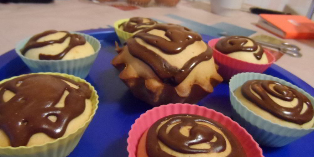 Как приготовить маффинов с шоколадным кремом