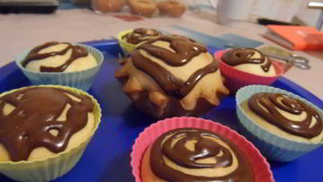 Рецепт Маффинов с шоколадным кремом