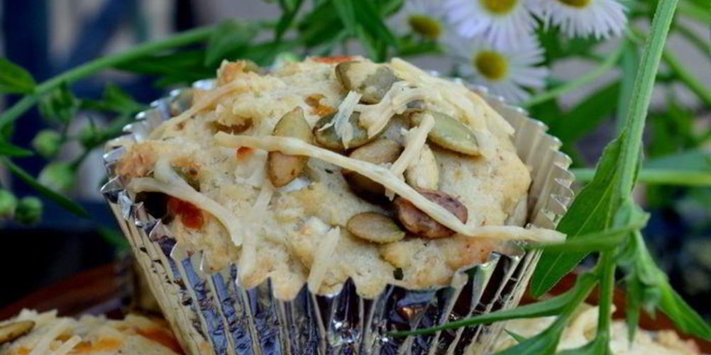 Как приготовить маффинов с тремя видами сыра