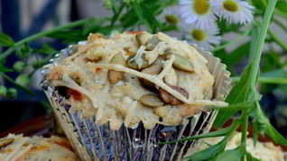 Рецепт Маффинов с тремя видами сыра