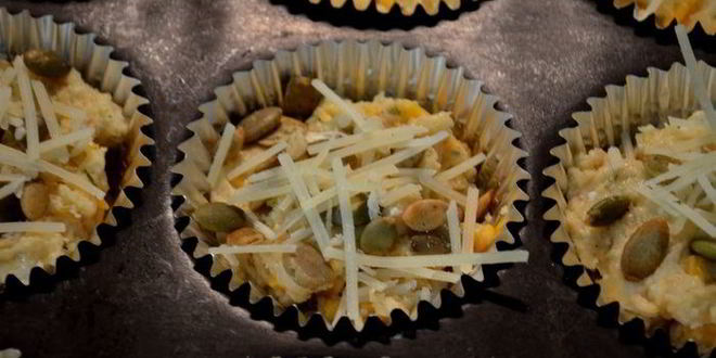 Рецепт маффинов с тремя видами сыра
