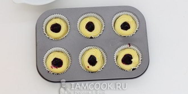 Рецепт маффинов с вареньем
