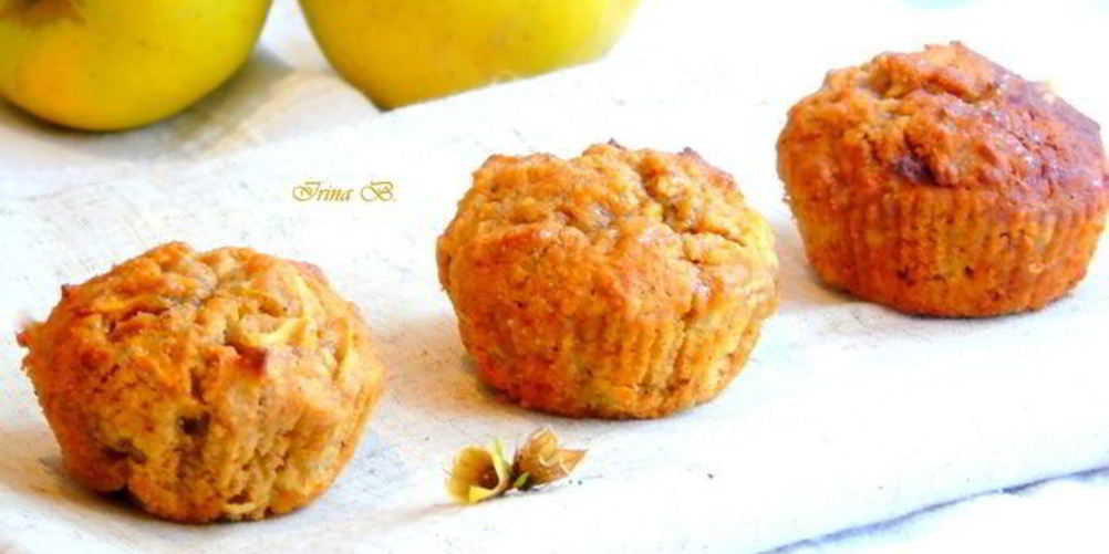 Как приготовить маффинов с яблоком из цельнозерновой муки