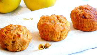 Рецепт Маффинов с яблоком из цельнозерновой муки