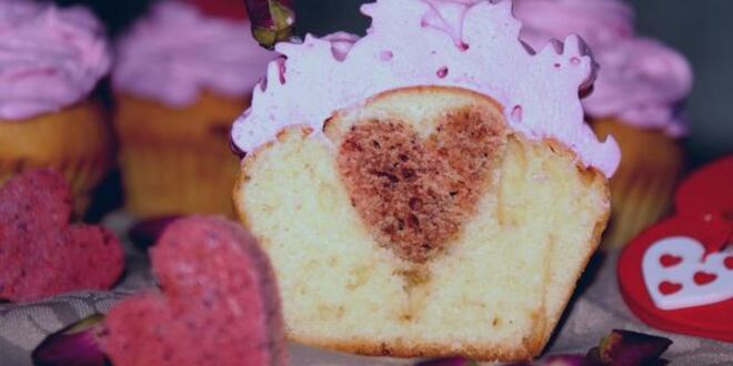 Рецепт маффинов валентинка