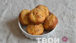 Рецепт маффинов с сыром