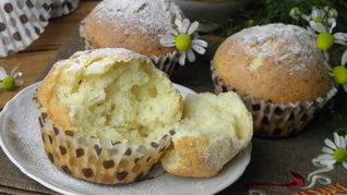 Рецепт маффинов с творогом