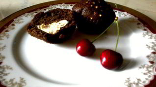 Рецепт Шоколадных маффинов с маскарпоне