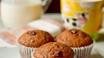 Рецепт Шоколадных маффинов с шоколадной крошкой