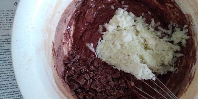 Рецепт шоколадных маффинов с цукини