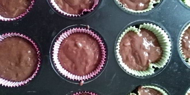 Рецепт шоколадных маффинов с цукини