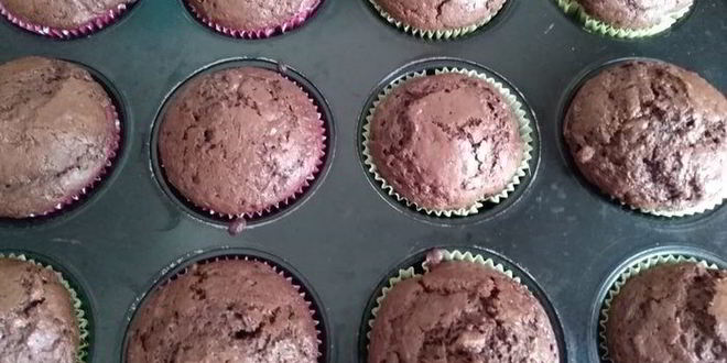 Рецепт шоколадных маффинов с цукини