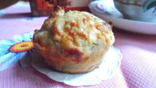 Рецепт Сырных маффинов с зеленью