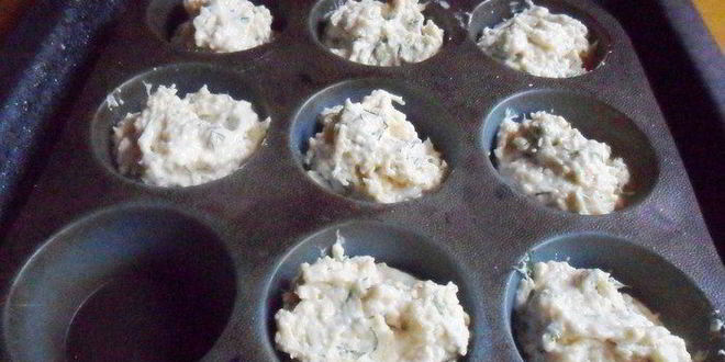 Рецепт сырных маффинов с зеленью